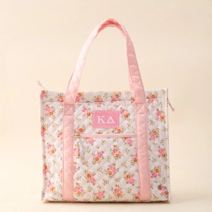 Sorority Floral Tote Bag